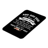 En God zei dat er een kinderzorgverlener moet zijn Magneet (Linkerzijde)