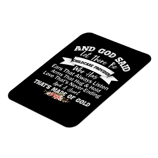 En God zei dat er een kinderzorgverlener moet zijn Magneet (Linkerzijde)