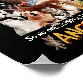 En God zei dat ik ze zonder wonden zal sturen. Poster (Hoek)