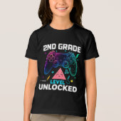 En Grade Level Ontgrendeld Cool Video Game Gamer Tri-Blend Shirt (Voorkant)