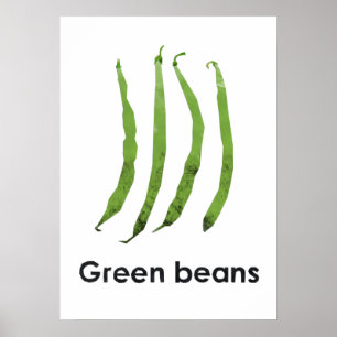 En - Groene bonen Poster