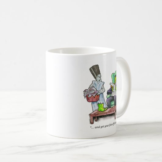 "...en haal je voeten van tafel!" mok koffie! (Voorkant rechts)