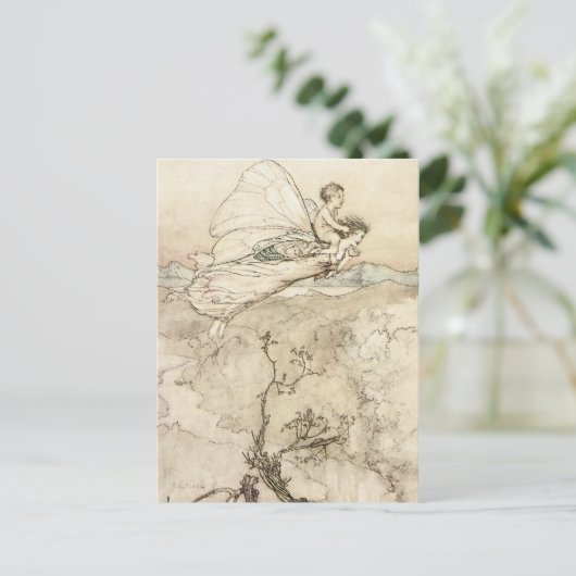 En haar Fairy Sen Briefkaart (Staand voorkant)