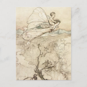 En haar Fairy Sen Briefkaart