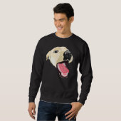 En Happy Labrador! Trui (Voorkant volledig)
