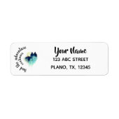 En het avontuur blijft bestaan etiket (Voorkant)