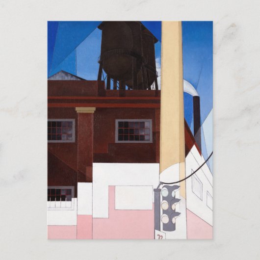 ...En het Huis van de Dappere door Charles Demuth Briefkaart (Voorkant)