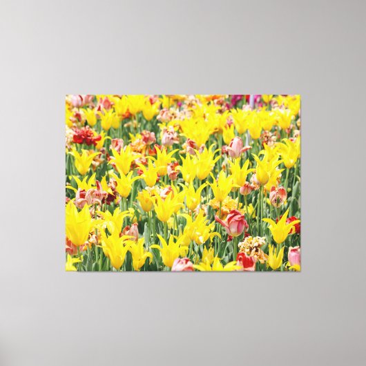 En het leven gaat door canvas afdruk (Voorkant)
