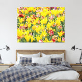 En het leven gaat door canvas afdruk (Insitu (Slaapkamer))