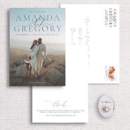 En het manuscript Volledige Foto legant sparen de Save The Date