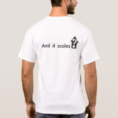 En het scheelt? t-shirt (Achterkant)