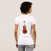 En hij speelt de cello... t-shirt (Achterkant volledig)