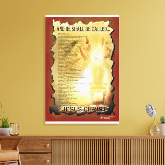 EN HIJ WORDT GENOEMD... CANVAS AFDRUK (Insitu (Woonkamer))