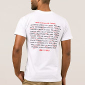 EN HIJ WORDT - JESUS CHRIST GENOEMD T-SHIRT (Achterkant)