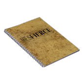 En hoewel ze maar klein is, is ze hevig. notitieboek (Rechterzijde)