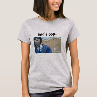 en i oop-t-shirt t-shirt