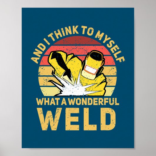 En ik denk voor mezelf wat een wonderbaarlijke las poster (Voorkant)