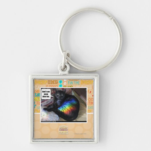 En ik kan ook dem poepen. sleutelhanger (Voorkant)