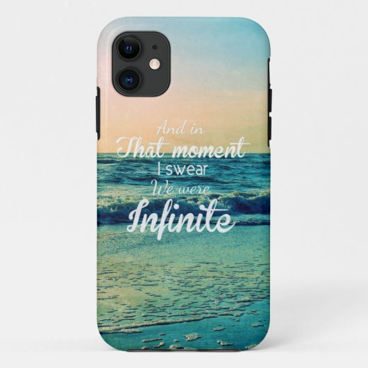 En in dat moment, zweer ik dat we oneindig waren. Case-Mate iPhone case (Achterkant)