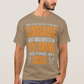 En In de Garage Arbeider Mechanic Carechnician fri T-shirt