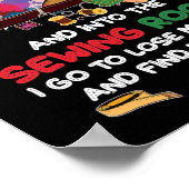 En in de naairuimte ga ik mijn geest verliezen poster (Hoek)