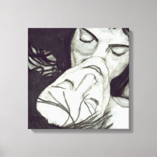 En in die macht canvas afdruk