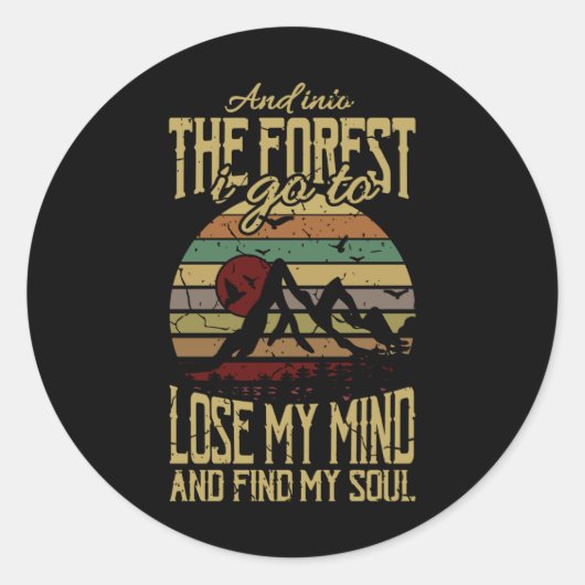 EN IN HET BOEST VERLIES IK JE MIJNHEUGEN. RONDE STICKER (Voorkant)