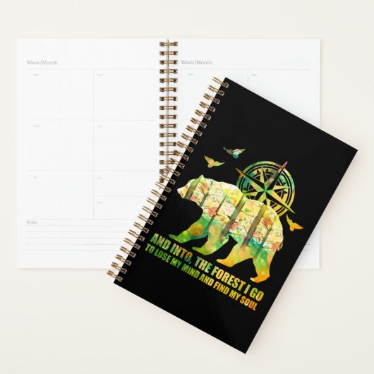 En in het bos dat ik ga, verlies ik mijn verstand planner (Display)