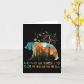 En in het bos ga ik mijn gedachten van kamp B verl Kaart (Gele Bloem)