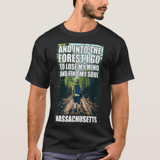 En in het bos ga ik naar Massachusetts Souvenir vo T-shirt