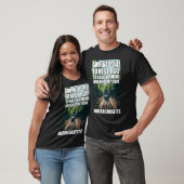 En in het bos ga ik naar Massachusetts Souvenir vo T-shirt (Unisex)