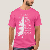 En in het bos - Wandelliefhebber Backpacken CLI T-shirt (Voorkant)