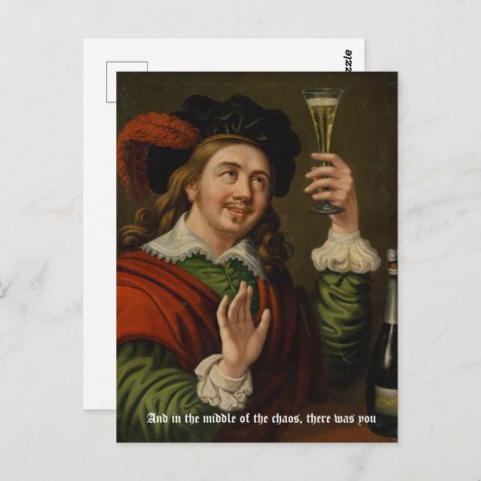 En in het midden van de chaos, was er jou briefkaart (Voorkant / Achterkant)