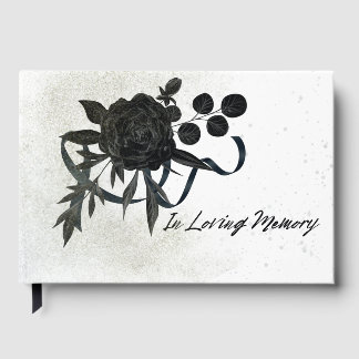 EN | In Loving Memory - Black Rose Gastenboek