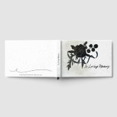 EN | In Loving Memory - Black Rose Gastenboek (Volledig)