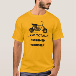 En je hebt jezelf volledig afgelost. T-shirt manne