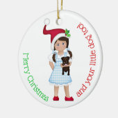 En je kleine hond naarO.  Dorothy Keramisch Ornament (Links)