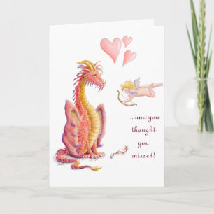 En jij dacht dat je het gemist had! feestdagen kaart