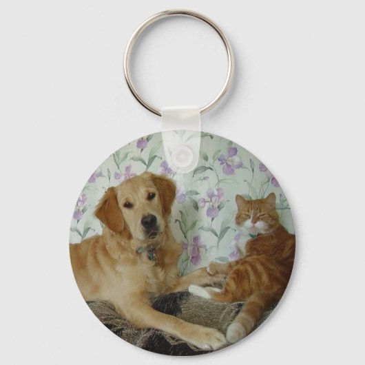 en kat sleutelhanger (Voorkant)