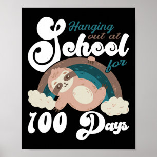 En Kinderen die 100 dagen op school rondhangen Poster