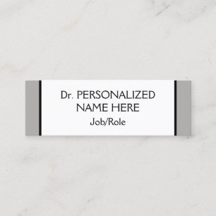 en Klassiek professioneel Visitekaartje