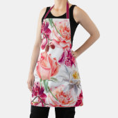  en kleurrijke bloemenprint schort (Insitu)