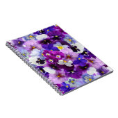 en kleurrijke reuzenpansies, notitieboek (Rechterzijde)