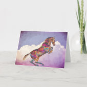 en krachtige Kaart voor paardenkunst (Voorkant)