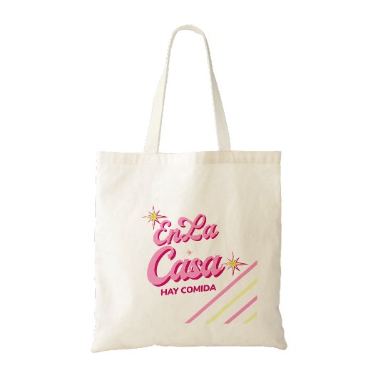 En La Casa Hay Comida Tote Tas | Grappige Latina M