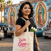 En La Casa Hay Comida Tote Tas | Grappige Latina M