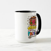 En la Casa Hay Frijoles, handgetekend Mok (Voorkant rechts)