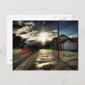 En la estación briefkaart (Voorkant / Achterkant)