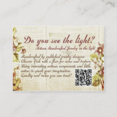 En La Lumiere Visitekaartje, september 2012 Visitekaartje (Achterkant)