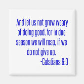 En laten we ons niet bemoeien met het goede, want magneet (Voorkant)